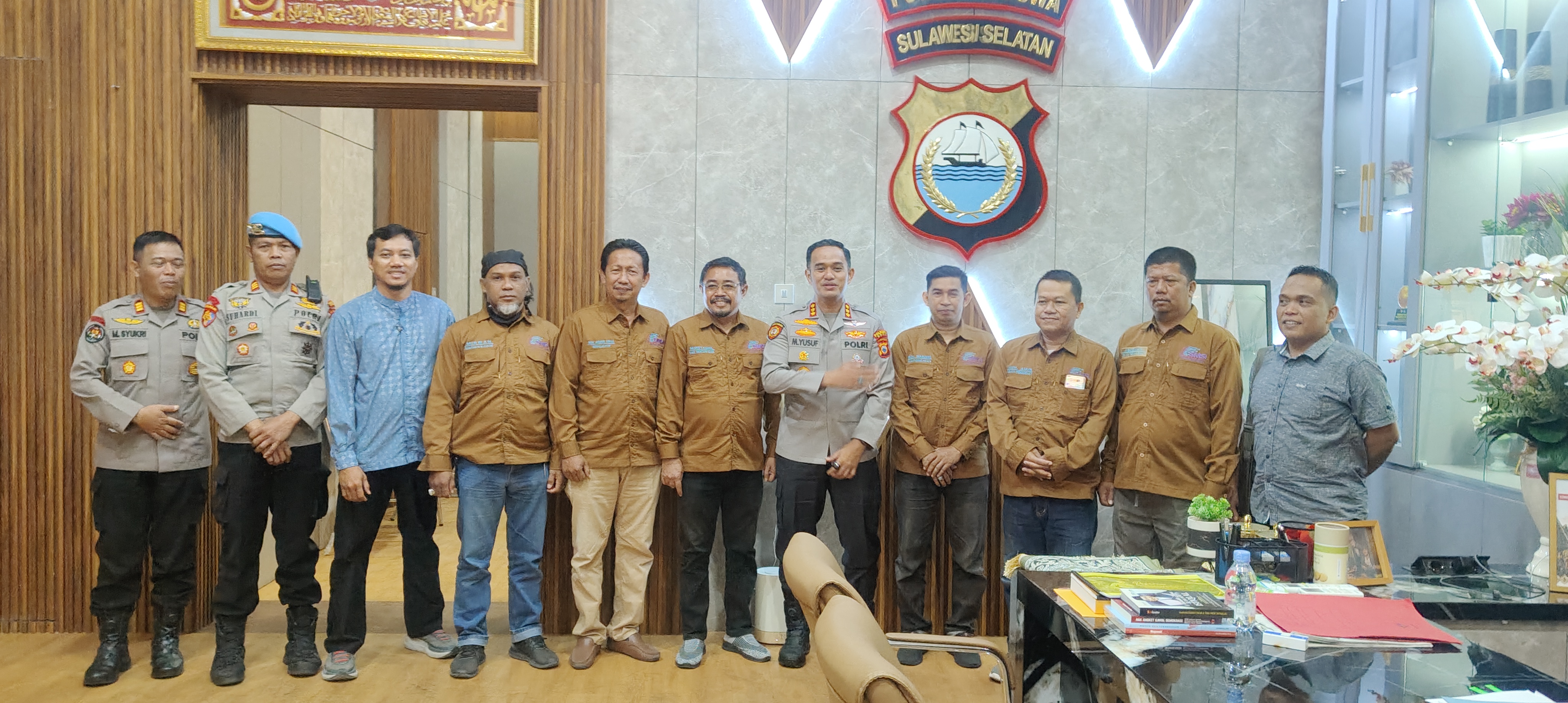 Kapolresta Gowa Perkuat Kemitraan Media Dengan SMSI GOWA